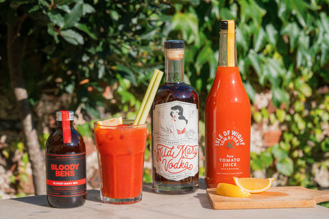 Wild Mary Vodka with Bloody Mary Mix and Tomato Juice - BloodyBens